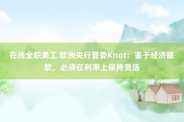 在线全职美工 欧洲央行管委Knot：鉴于经济疲软，必须在利率上保持灵活